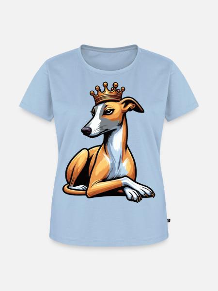 Whippet Windhund Whippets Windhundbesitzer - Frauen Premium Bio T-Shirt - Hellblau