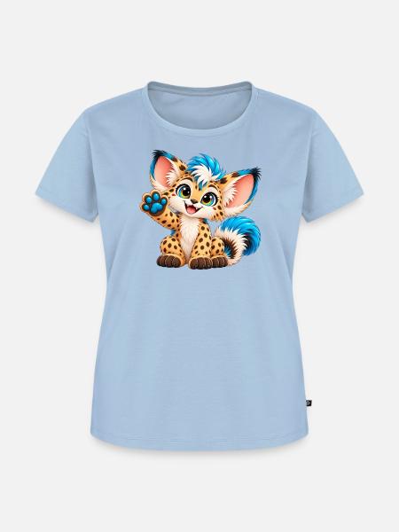 Wenuma - Frauen Premium Bio T-Shirt - Hellblau