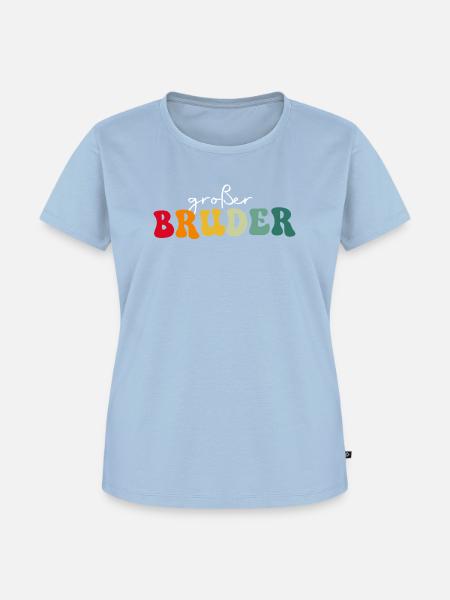 Großer Bruder - Frauen Premium Bio T-Shirt - Hellblau