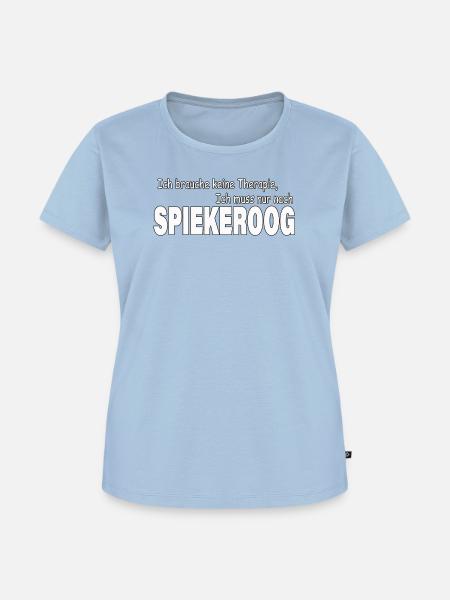 Therapie SPIEKEROOG - Frauen Premium Bio T-Shirt - Hellblau