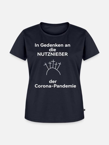 Gedenkartikel Nutzniesser - Frauen Premium Bio T-Shirt - Navy