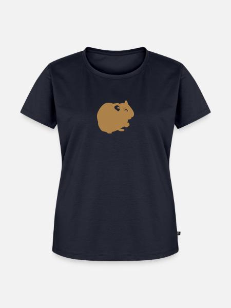 Hamster - Frauen Premium Bio T-Shirt - Navy