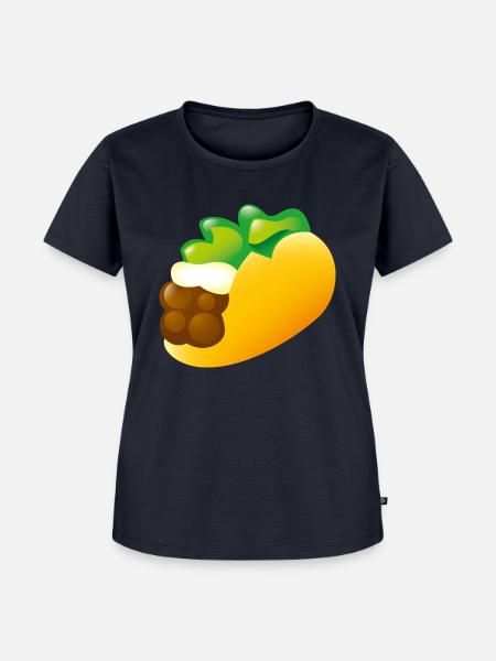 Smiley Tacco - Frauen Premium Bio T-Shirt - Navy