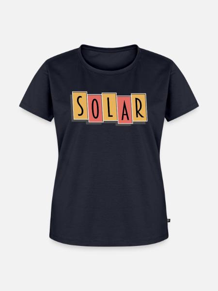 Solar | Hotelanzeiger - Frauen Premium Bio T-Shirt - Navy