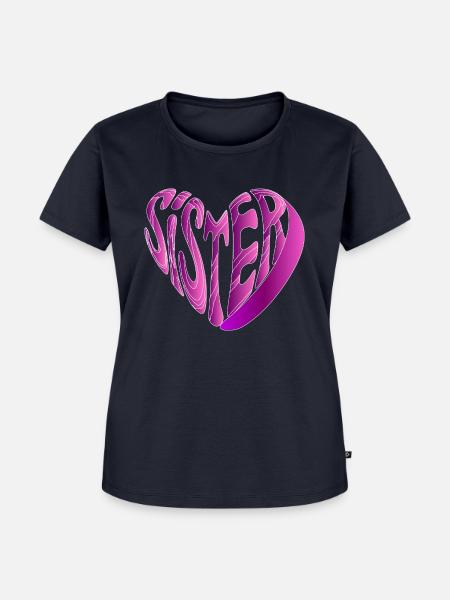 SCHWESTER - Frauen Premium Bio T-Shirt - Navy