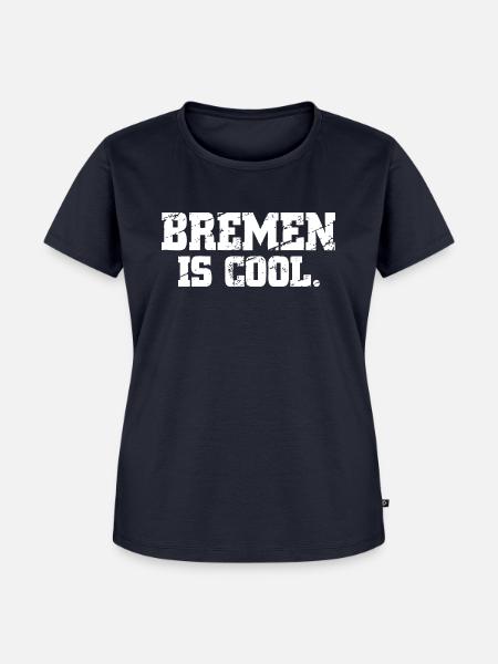 Bremen - Frauen Premium Bio T-Shirt - Navy