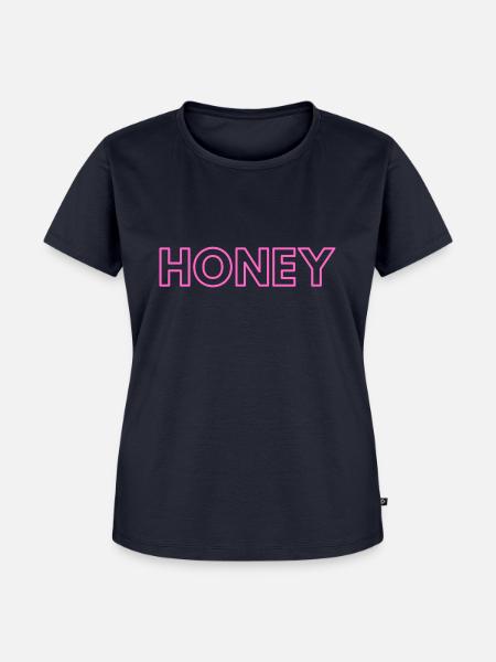 Honey .. - Frauen Premium Bio T-Shirt - Navy