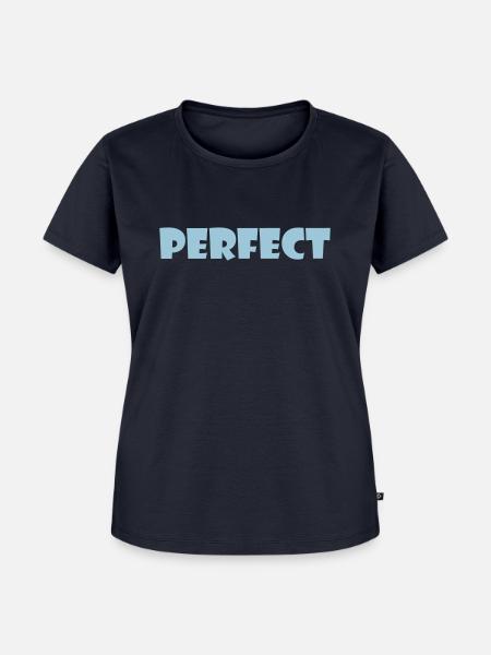 PERFECT - Frauen Premium Bio T-Shirt - Navy
