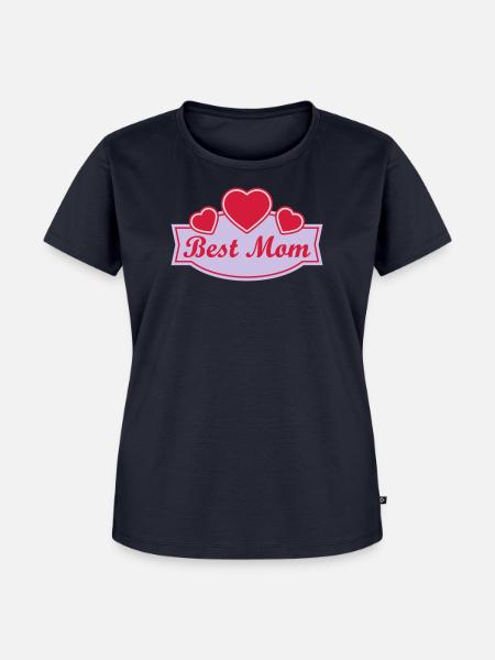 Best Mom - Frauen Premium Bio T-Shirt - Navy