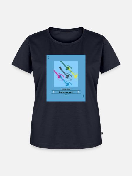 Mandoline - Einfach cool - Frauen Premium Bio T-Shirt - Navy