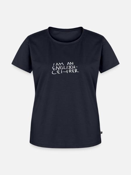 Abschiedsgeschenk für Deutschen Englischlehrer - Frauen Premium Bio T-Shirt - Navy