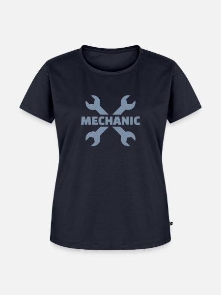 Mechaniker - Frauen Premium Bio T-Shirt - Navy