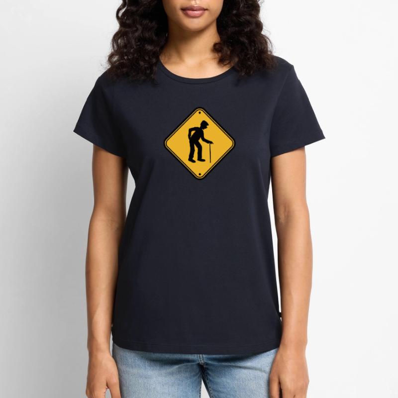 Shield attention danger danger caution note warn Women's Premium Organic T-shirt
