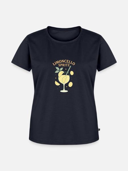 Limoncello Spritz - Frauen Premium Bio T-Shirt - Navy