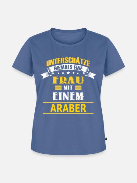 ARABER - Frauen Premium Bio T-Shirt - Taubenblau