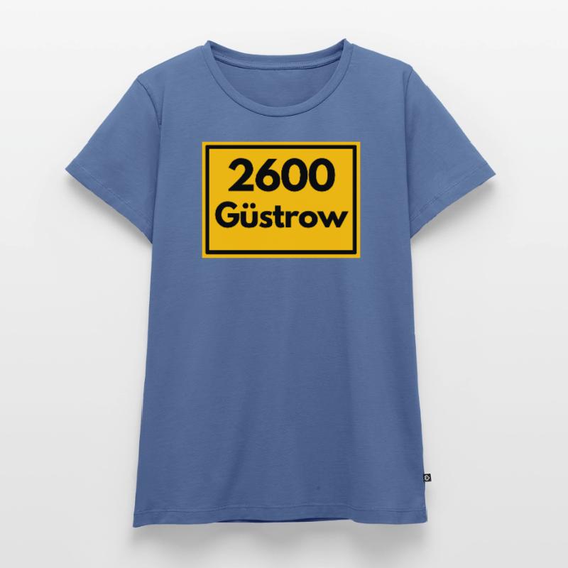 OLD POSTCODE ZIP CODE 2600 GÜSTROW RENAISSANCE Women's Premium Organic T-shirt