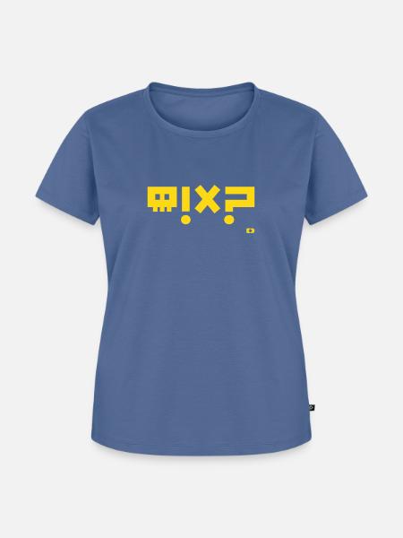 A-109 Verdammt - Frauen Premium Bio T-Shirt - Taubenblau