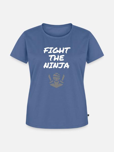 Mein Projekt - Frauen Premium Bio T-Shirt - Taubenblau