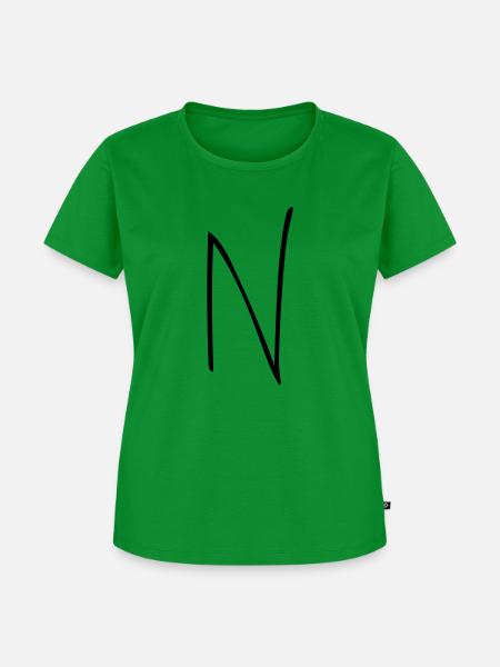 Das N - Frauen Premium Bio T-Shirt - Grün