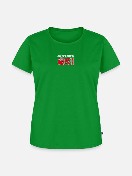KI, künstliche Intelligenz - Frauen Premium Bio T-Shirt - Grün