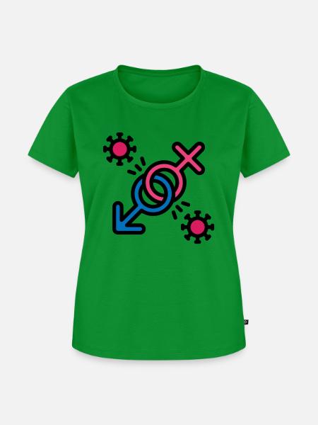 SEX ONE - Frauen Premium Bio T-Shirt - Grün