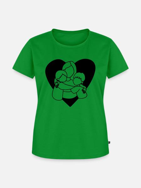 Boy Mom - Frauen Premium Bio T-Shirt - Grün