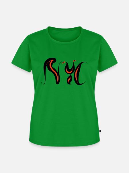 NYC - Frauen Premium Bio T-Shirt - Grün