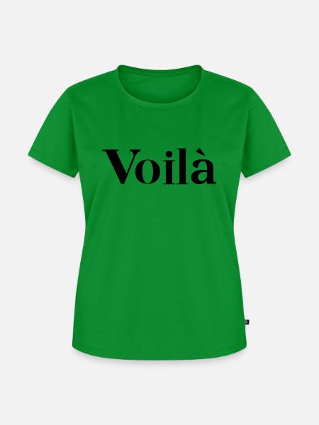 Voilà - da schau an! - Frauen Premium Bio T-Shirt - Grün