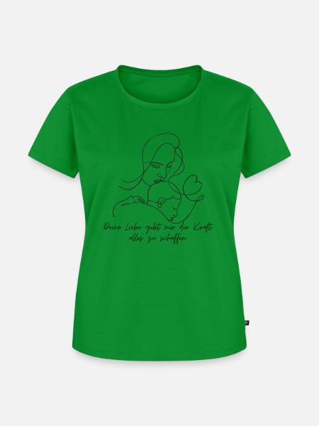 Mutterliebe - Frauen Premium Bio T-Shirt - Grün