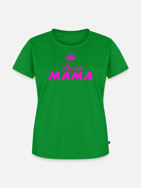 Beste Mama - Frauen Premium Bio T-Shirt - Grün