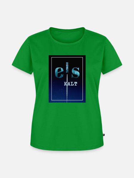 eis kalt - Frauen Premium Bio T-Shirt - Grün