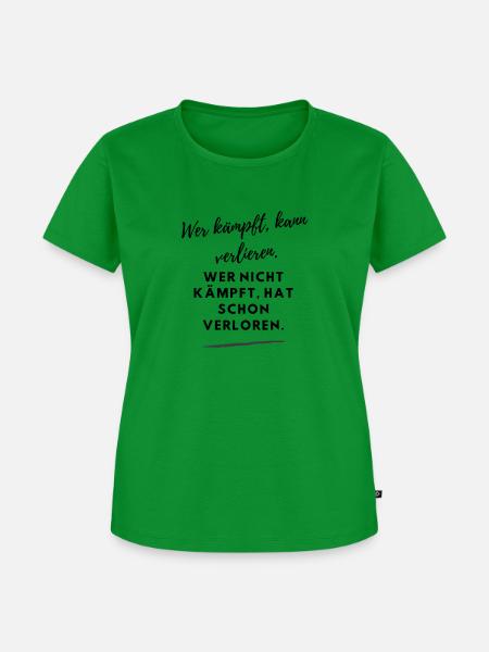 Kampfgeist - Frauen Premium Bio T-Shirt - Grün