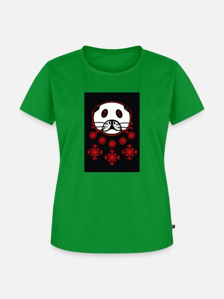 Death Seal - Frauen Premium Bio T-Shirt - Grün