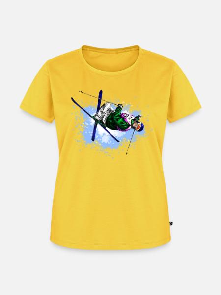 Freestyle - Frauen Premium Bio T-Shirt - Sonnengelb