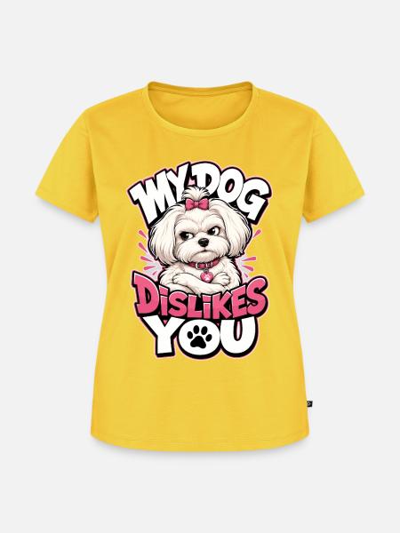 Malteser - Frauen Premium Bio T-Shirt - Sonnengelb