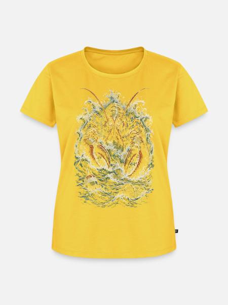 Hummerfänger Hummerfischer - Frauen Premium Bio T-Shirt - Sonnengelb