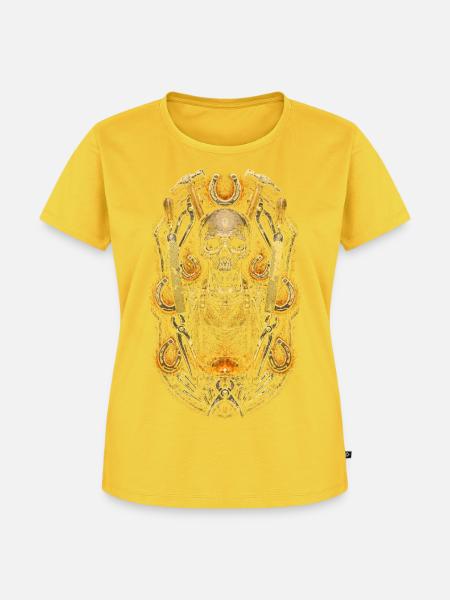 Hufschmied Hufschmiede - Frauen Premium Bio T-Shirt - Sonnengelb