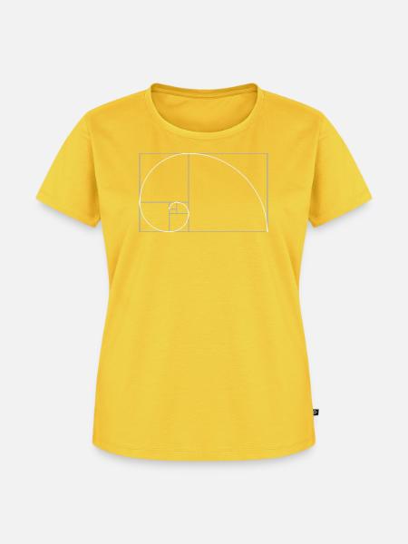 Goldener Schnitt - Frauen Premium Bio T-Shirt - Sonnengelb