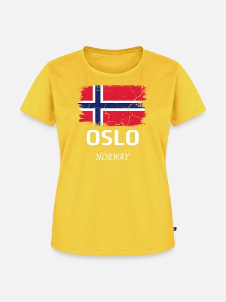 Oslo - Frauen Premium Bio T-Shirt - Sonnengelb