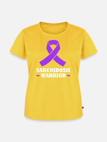 Sarkoidose - Frauen Premium Bio T-Shirt - Sonnengelb