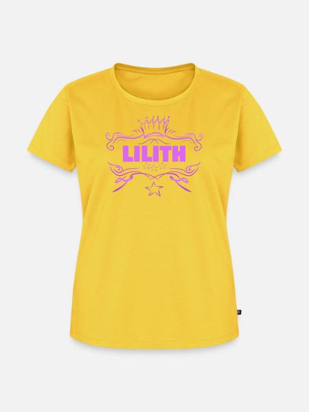 Lilith - Frauen Premium Bio T-Shirt - Sonnengelb