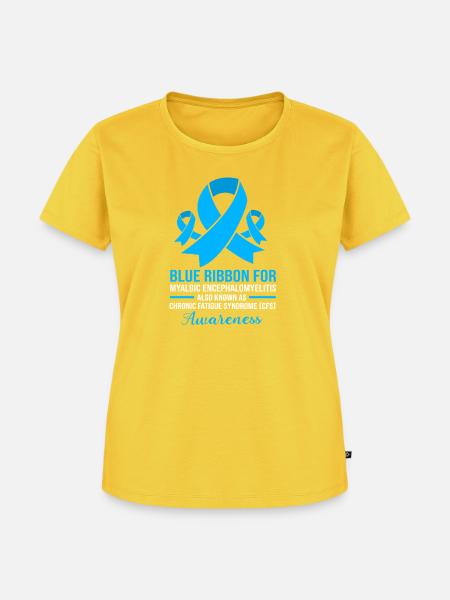 ME CFS - Frauen Premium Bio T-Shirt - Sonnengelb