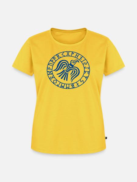 Wikinger Keltisches Symbol - Frauen Premium Bio T-Shirt - Sonnengelb