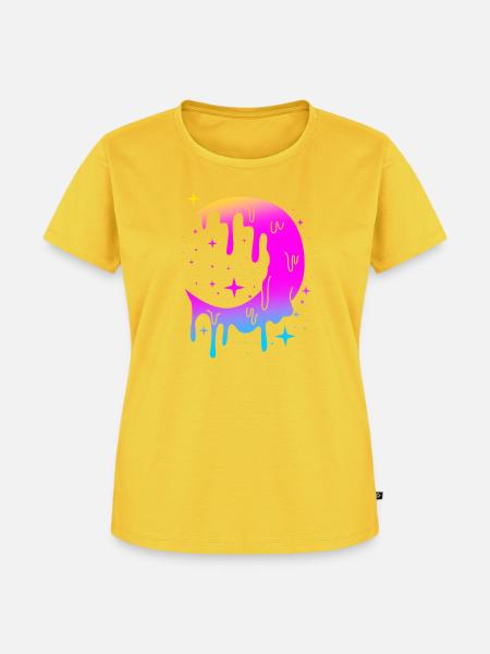 Pastell Gothic - Frauen Premium Bio T-Shirt - Sonnengelb