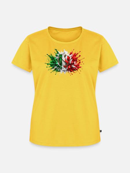 89DC871F-5682-4257-8E1D-EFF6AFE5C3EC - Frauen Premium Bio T-Shirt - Sonnengelb