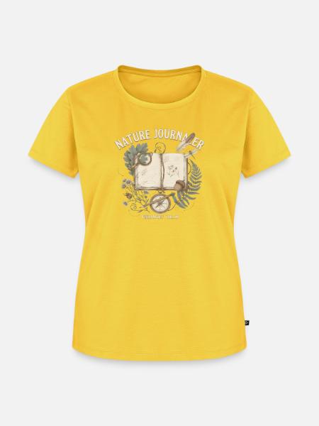 Nature Journaler Naturjournal - Frauen Premium Bio T-Shirt - Sonnengelb