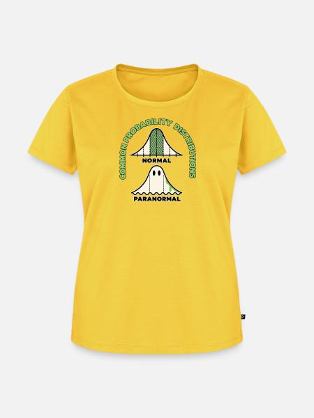 Normal oder paranormal - Frauen Premium Bio T-Shirt - Sonnengelb
