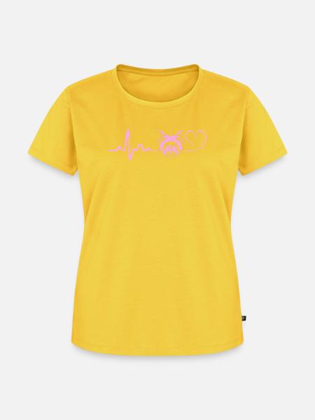 Yorkshire Terrier - Frauen Premium Bio T-Shirt - Sonnengelb
