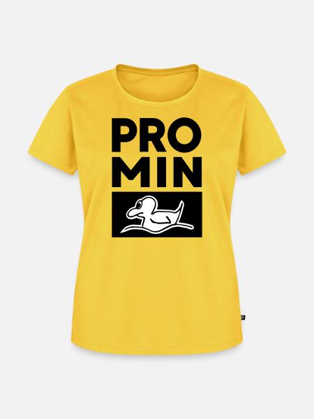 Prominente - Frauen Premium Bio T-Shirt - Sonnengelb
