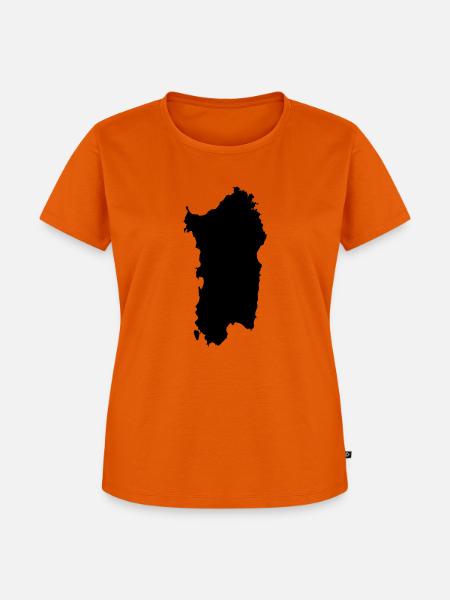 Sardinien - Frauen Premium Bio T-Shirt - Orange